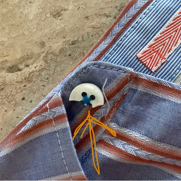 TOMMY BAHAMA JEANS Patterned Stripe Button Up Shirt - Picture 5 of 6
